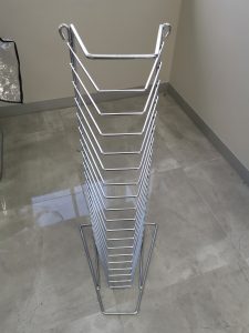 Sturdy pizza rack stand Sturdy 18 tier pizza rack stand